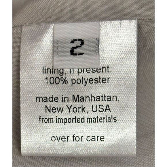 Rachel Comey Halter Dress in Grey Print NWT Size 2 - Picture 5 of 5